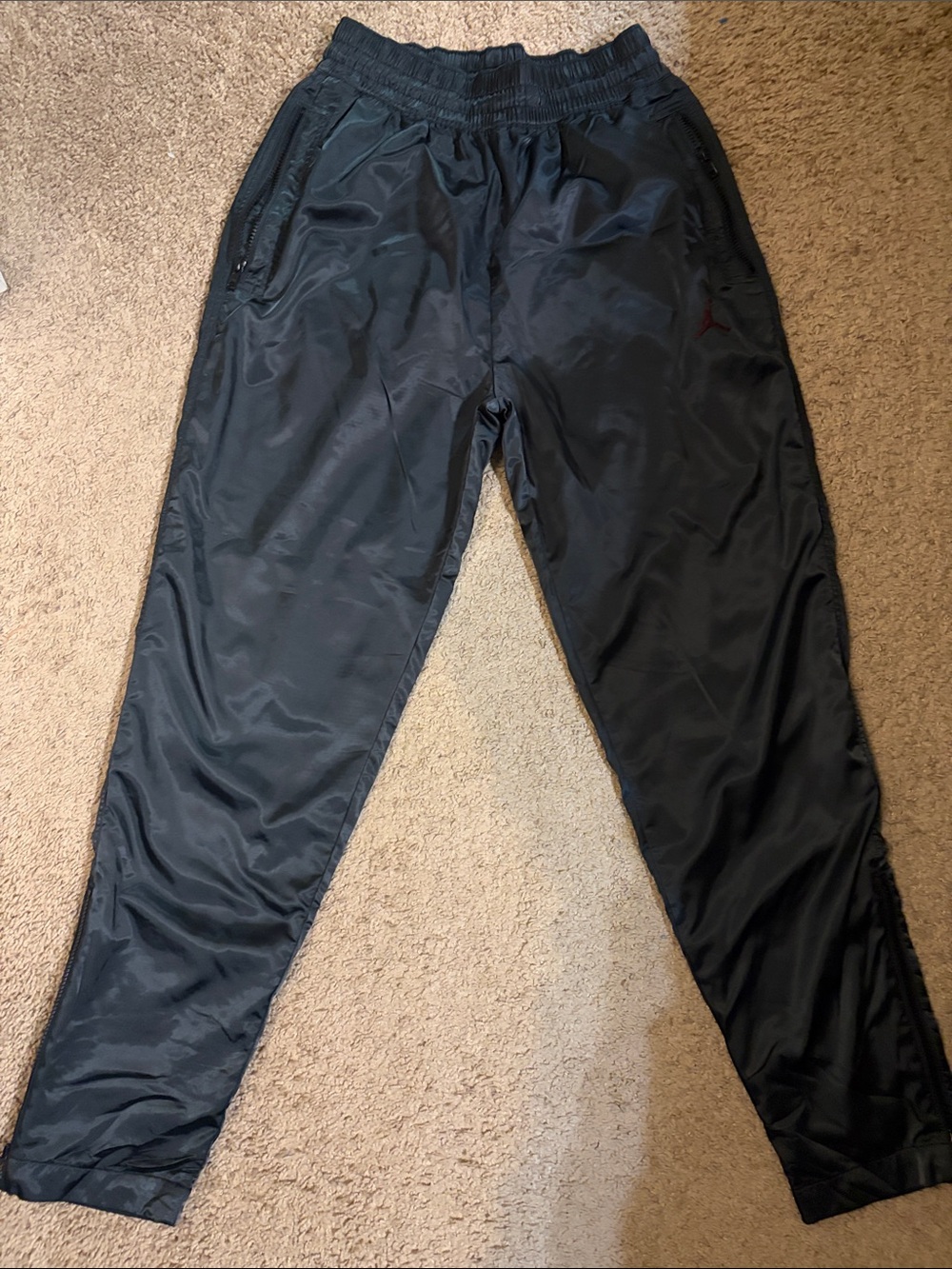 Jordan Black Men's Lightweight Track Joggers
